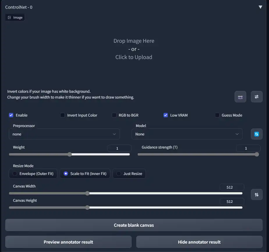 Control Net UI as of 23/02/2023